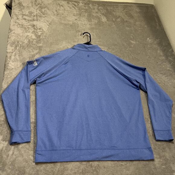 Holderness & Bourne Pullover Mens XL Blue The Westland Quarter Zip Golf Tech - Picture 7 of 10